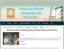Tablet Screenshot of hilliardacupuncture.com